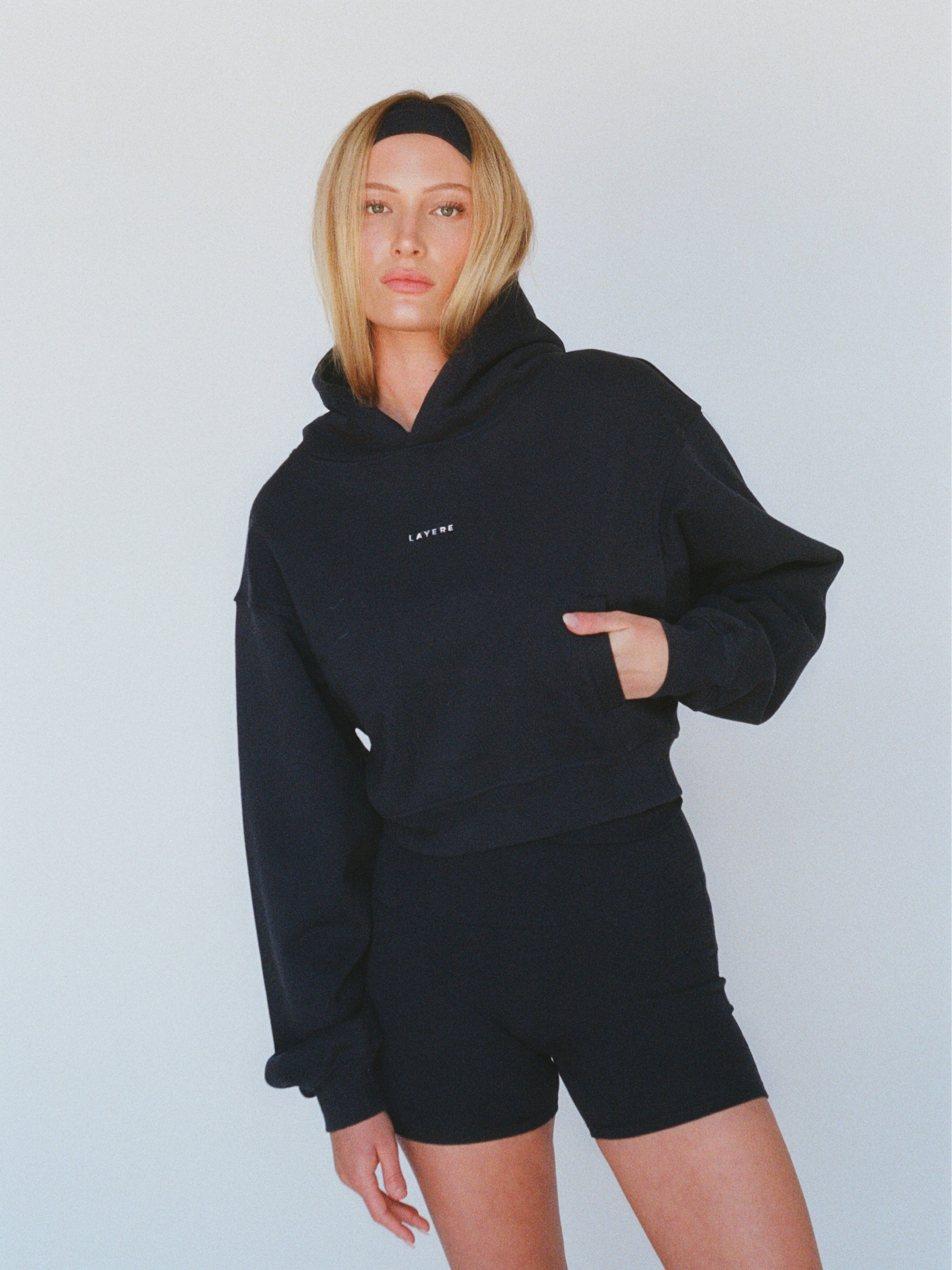 100% organic cotton hoodie - midnight blue
