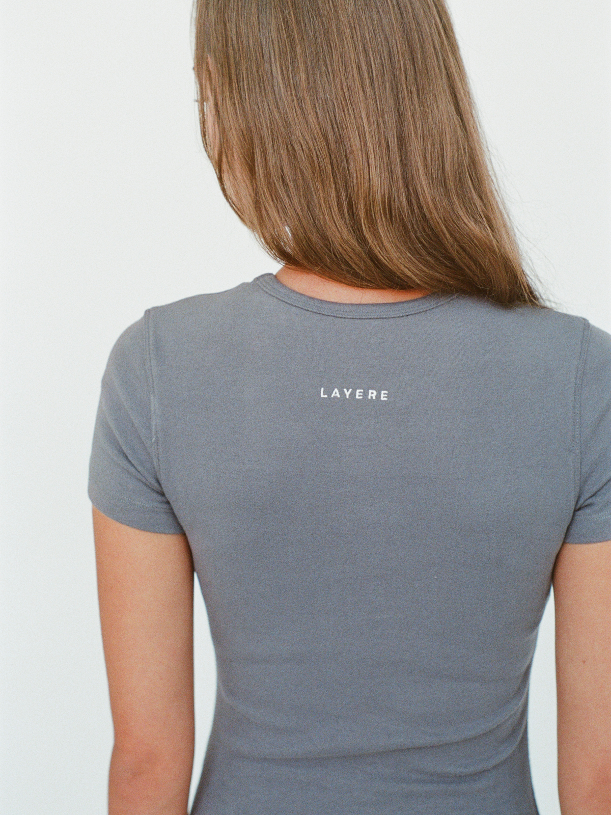 organic cotton sports tee – graphite