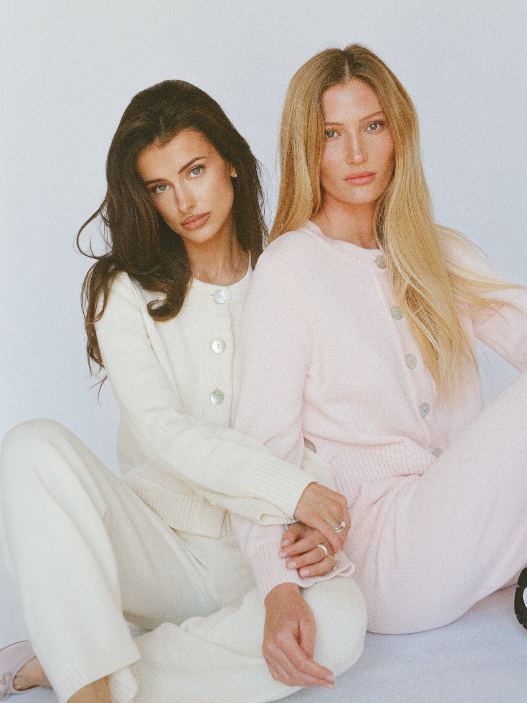 organic cotton cashmere cardigan - butter yellow