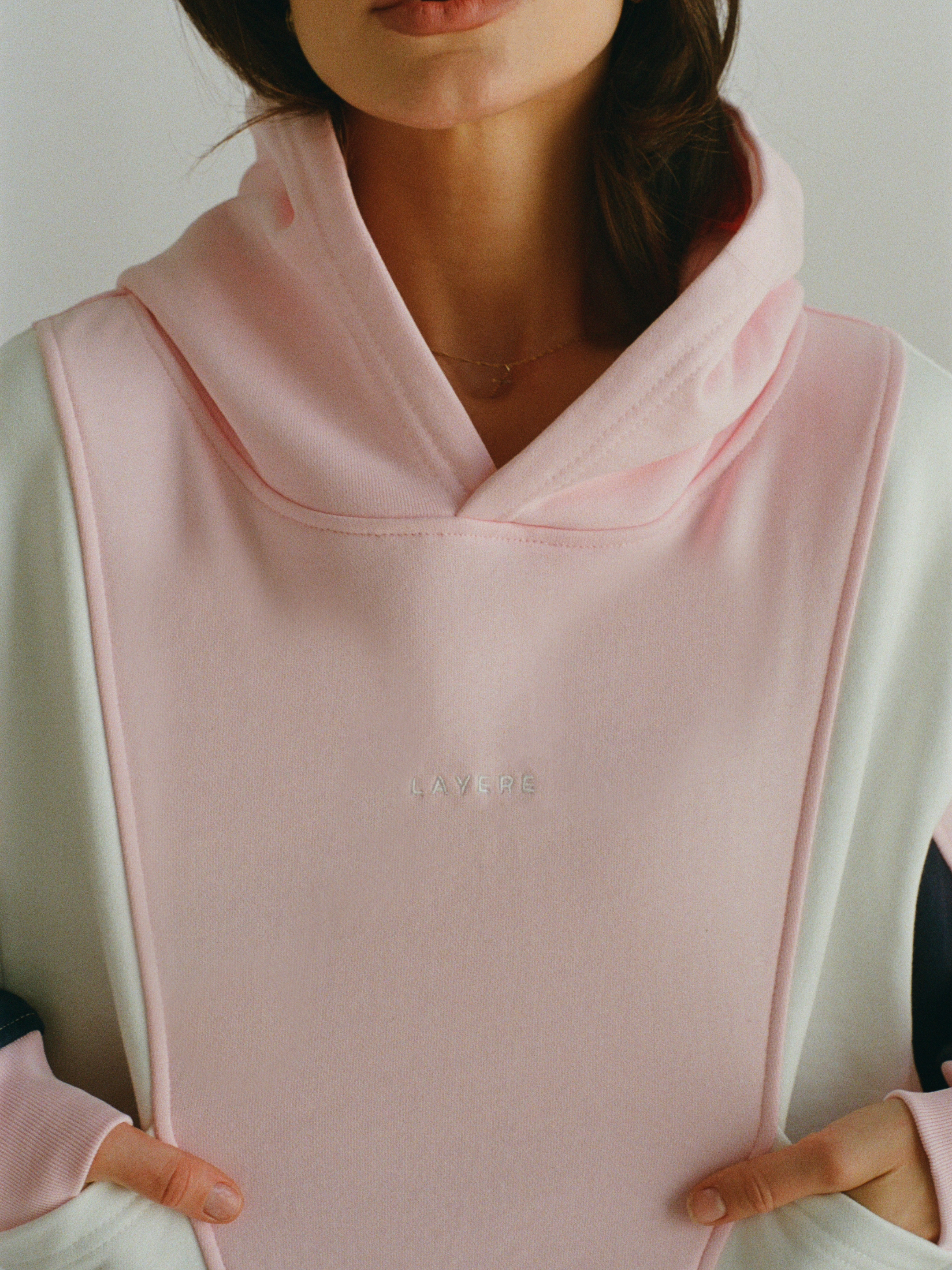 the 3-tone 100% organic cotton hoodie