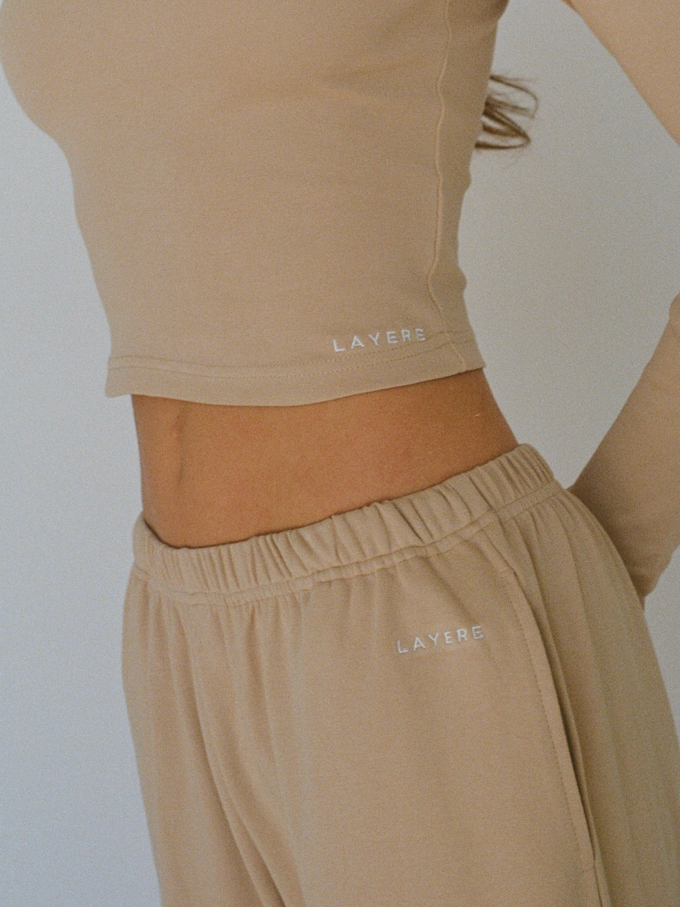 100% organic cotton top - sand