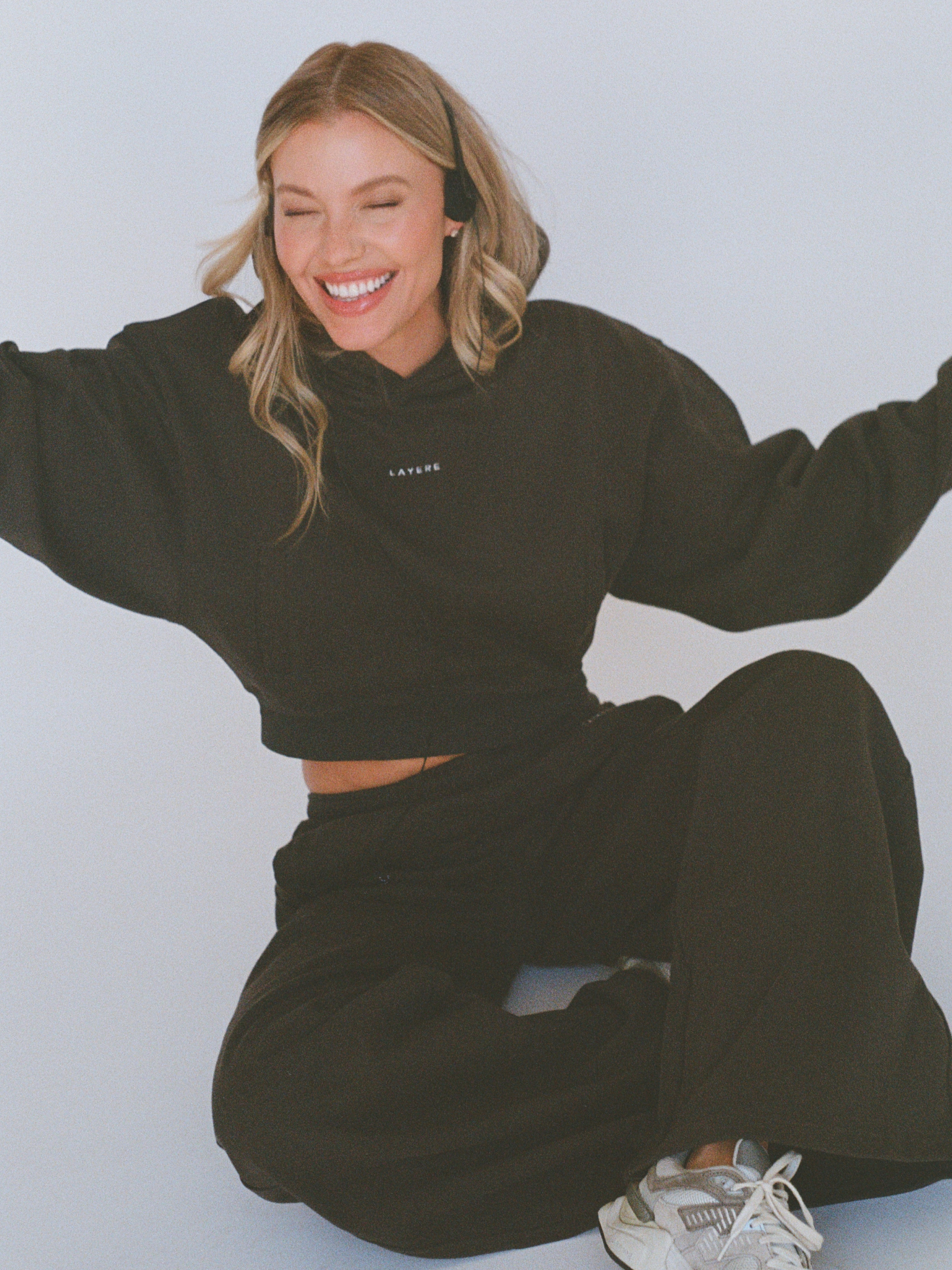 100% organic cotton hoodie - charcoal
