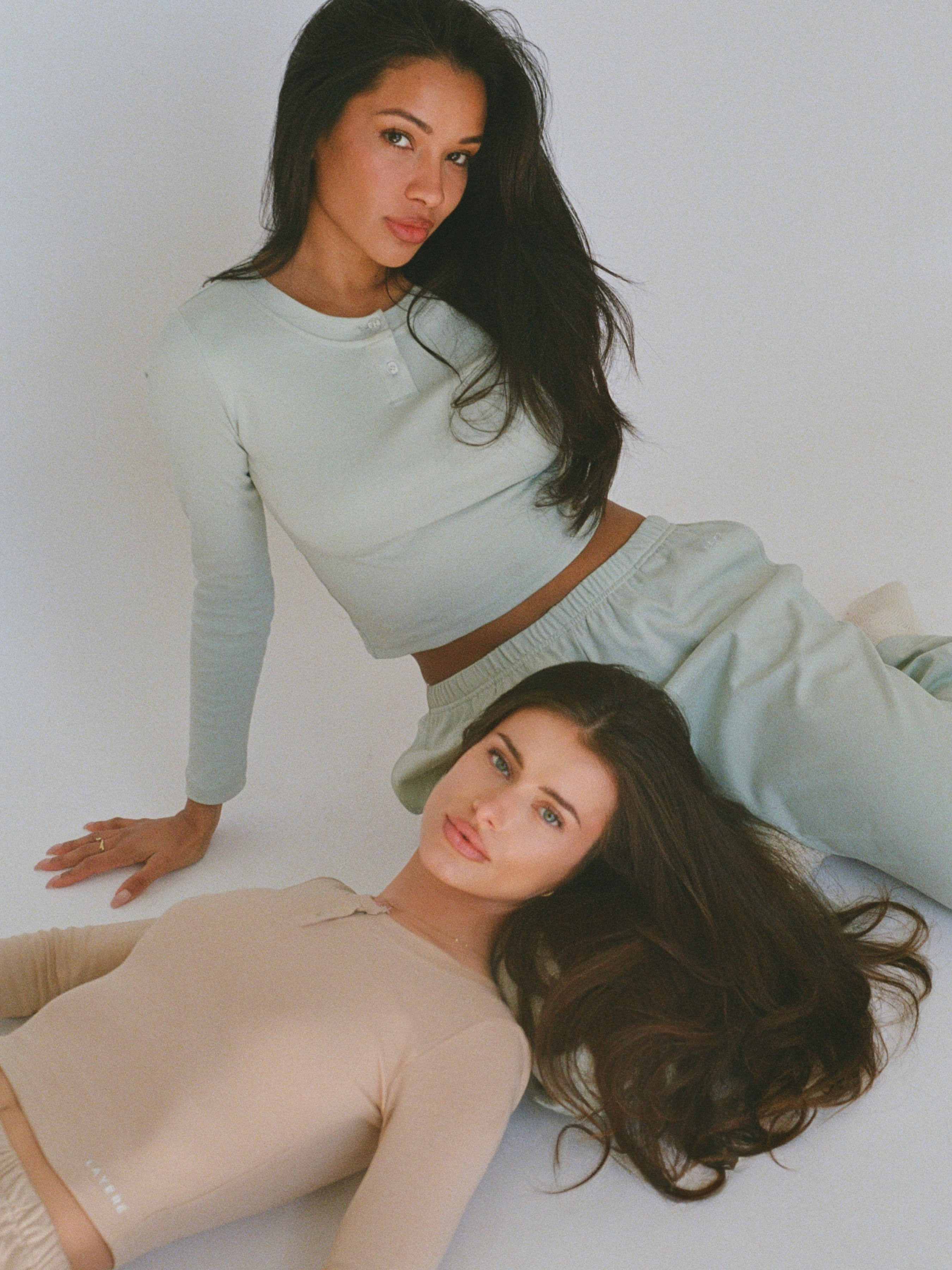 100% organic cotton top - pistachio cream