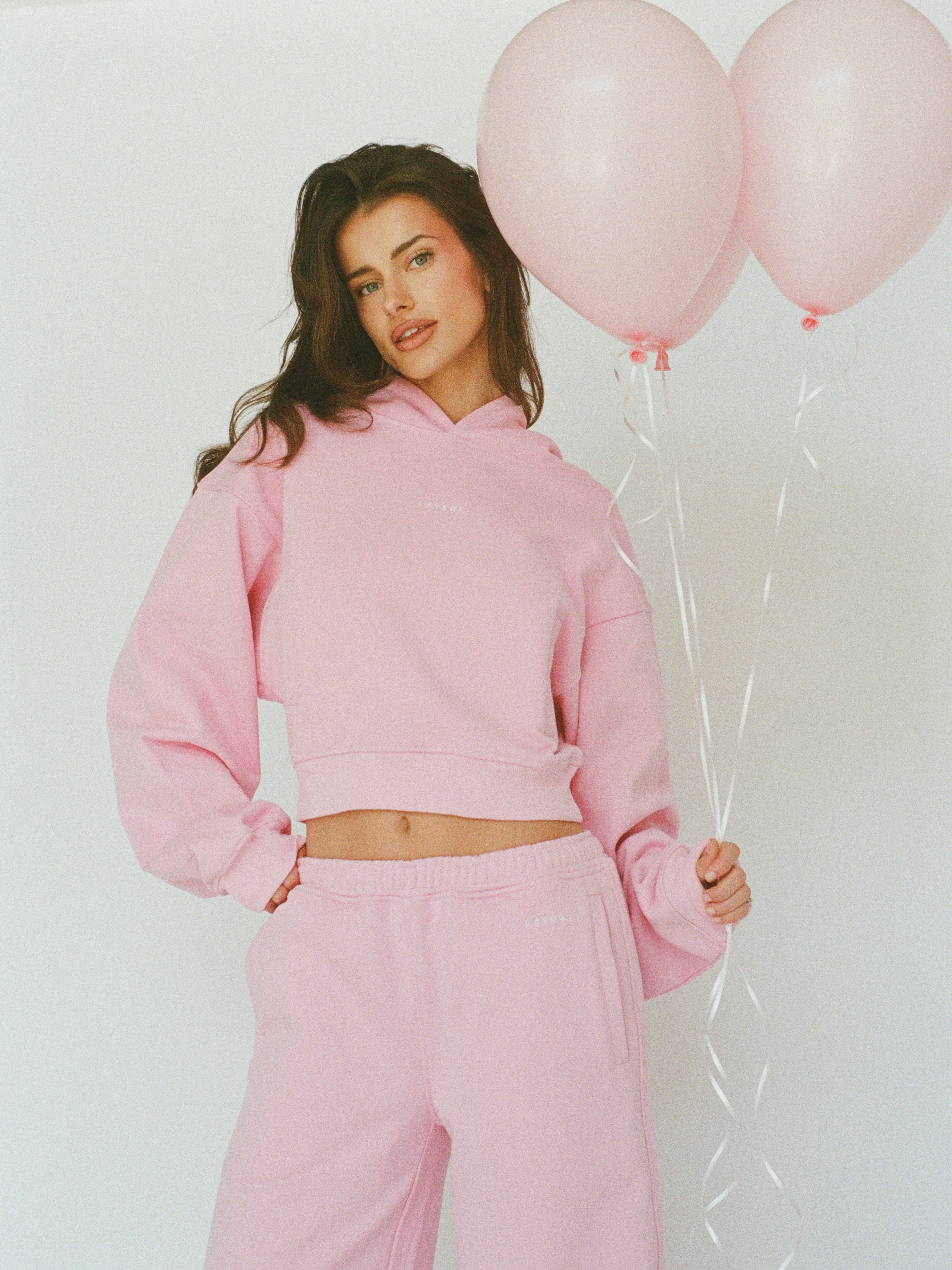 100% organic cotton hoodie - bubblegum