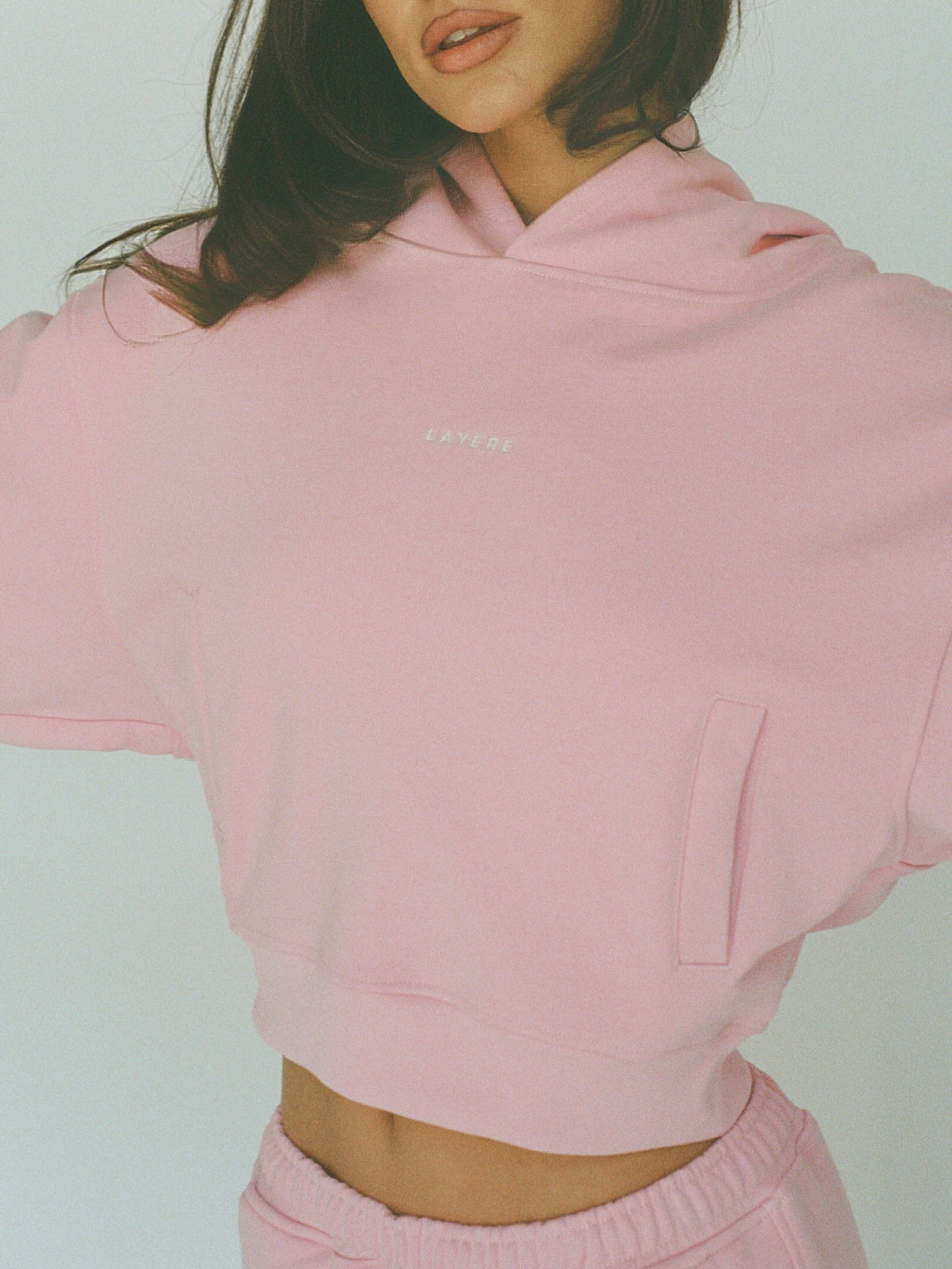 100% organic cotton hoodie - bubblegum